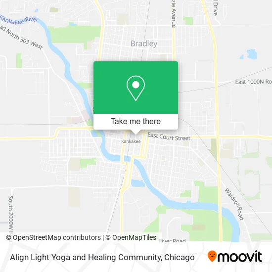 Align Light Yoga and Healing Community map