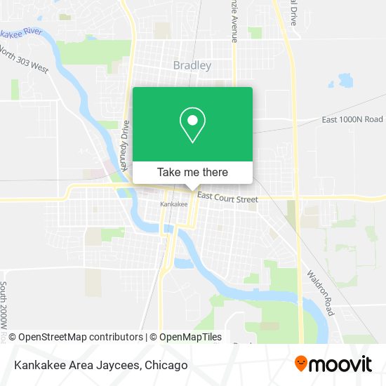 Mapa de Kankakee Area Jaycees