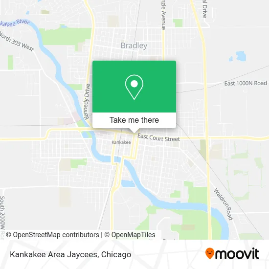Kankakee Area Jaycees map