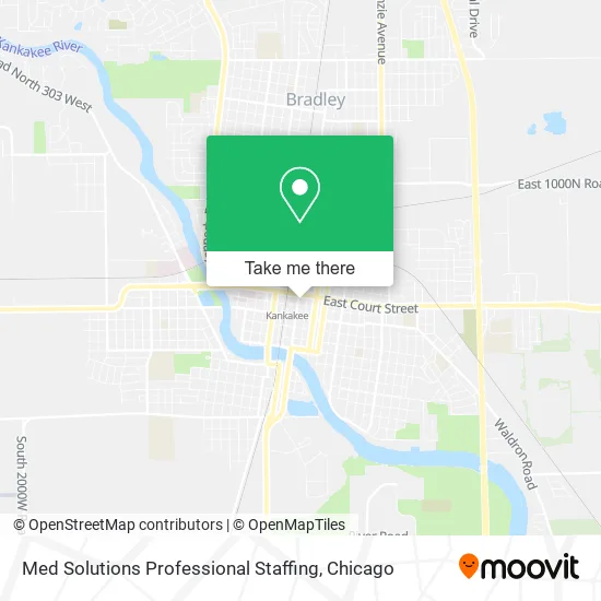 Mapa de Med Solutions Professional Staffing
