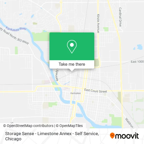 Storage Sense - Limestone Annex - Self Service map
