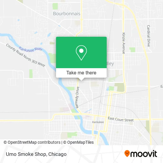 Umo Smoke Shop map