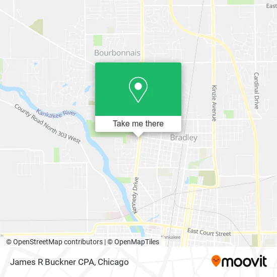 James R Buckner CPA map