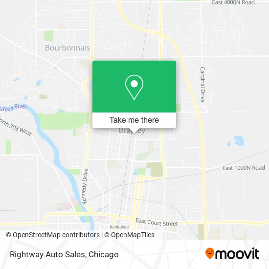 Rightway Auto Sales map