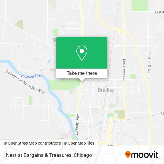 Nest at Bargains & Treasures map