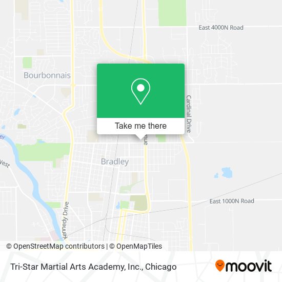 Tri-Star Martial Arts Academy, Inc. map