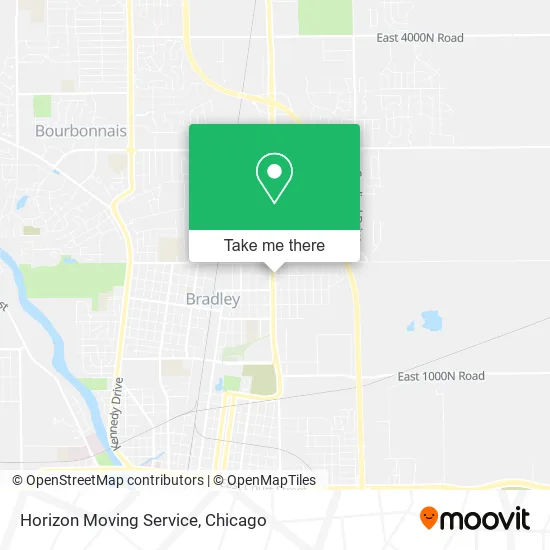 Horizon Moving Service map