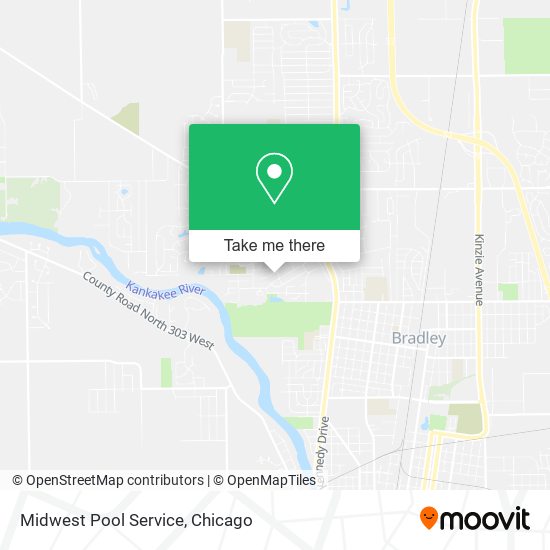 Mapa de Midwest Pool Service