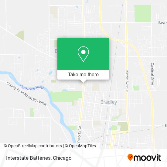 Interstate Batteries map