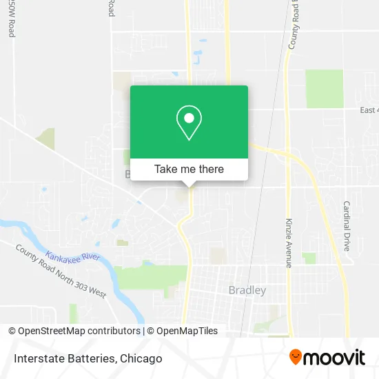Interstate Batteries map