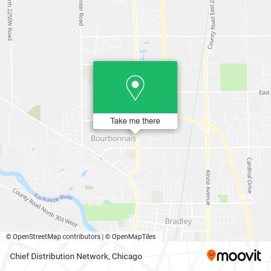 Chief Distribution Network map