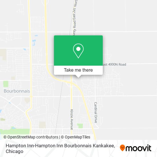 Hampton Inn-Hampton Inn Bourbonnais Kankakee map