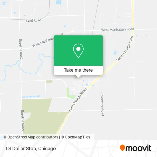 LS Dollar Stop map