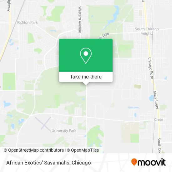 African Exotics' Savannahs map