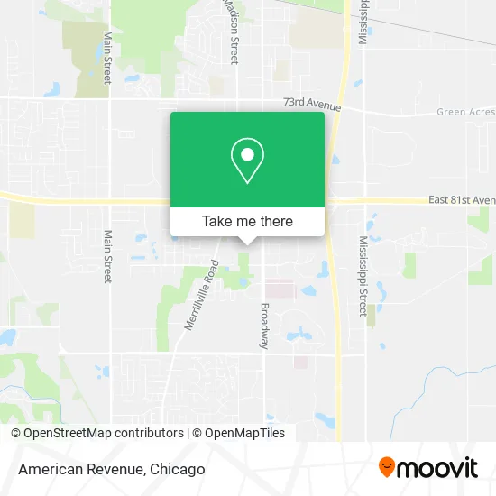 American Revenue map