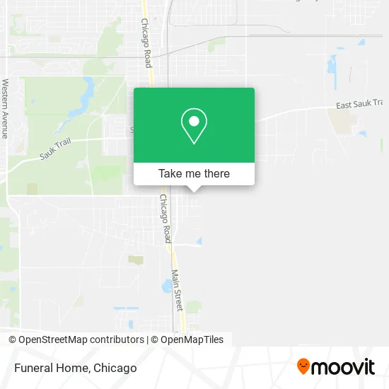 Funeral Home map