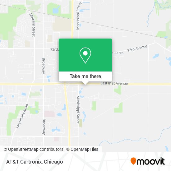 Mapa de AT&T Cartronix