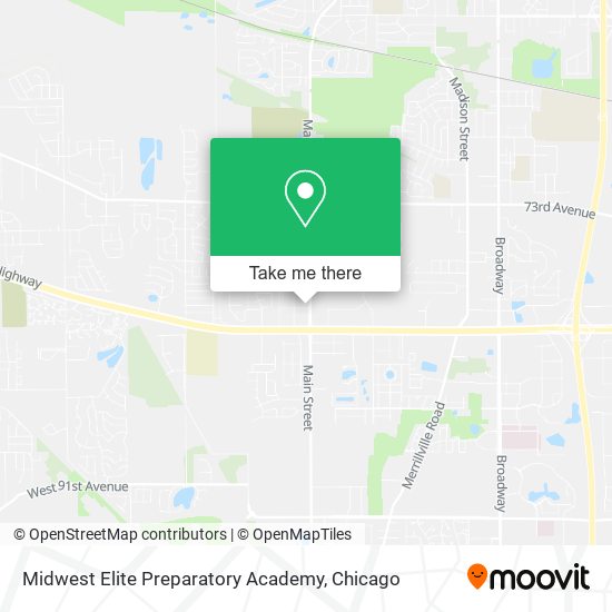 Mapa de Midwest Elite Preparatory Academy