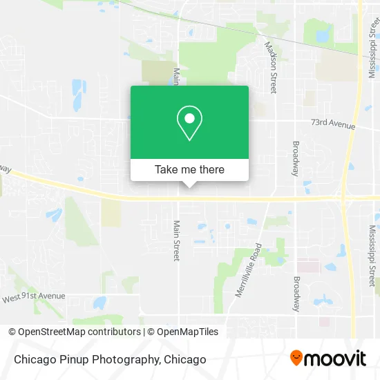 Chicago Pinup Photography map