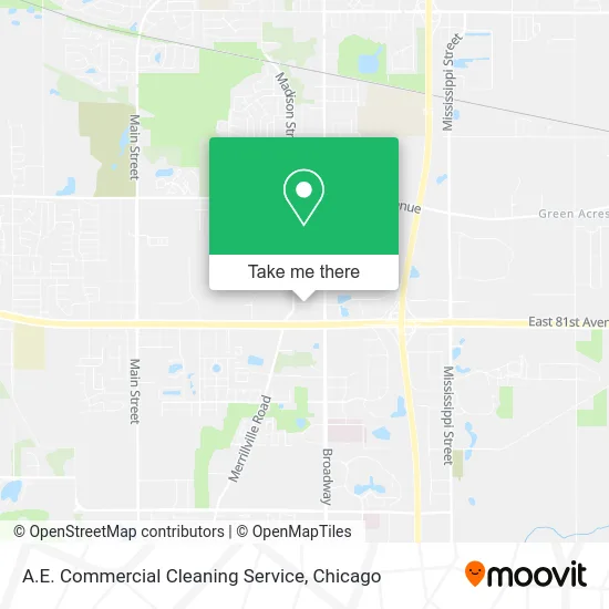 A.E. Commercial Cleaning Service map