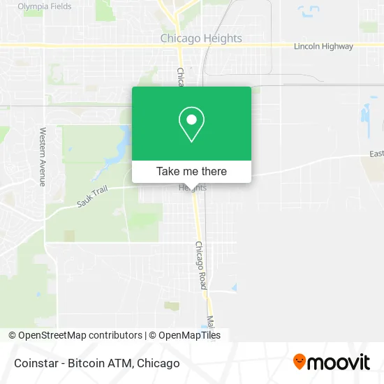 Mapa de Coinstar - Bitcoin ATM