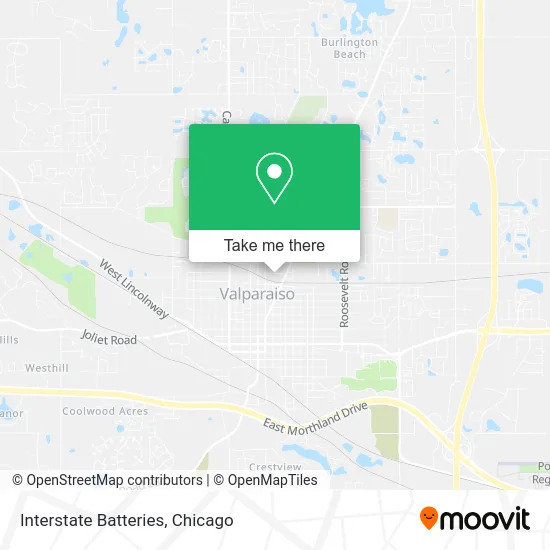 Interstate Batteries map