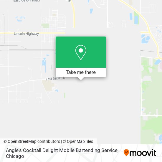 Mapa de Angie's Cocktail Delight Mobile Bartending Service