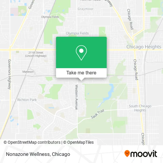 Nonazone Wellness map