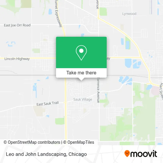 Leo and John Landscaping map