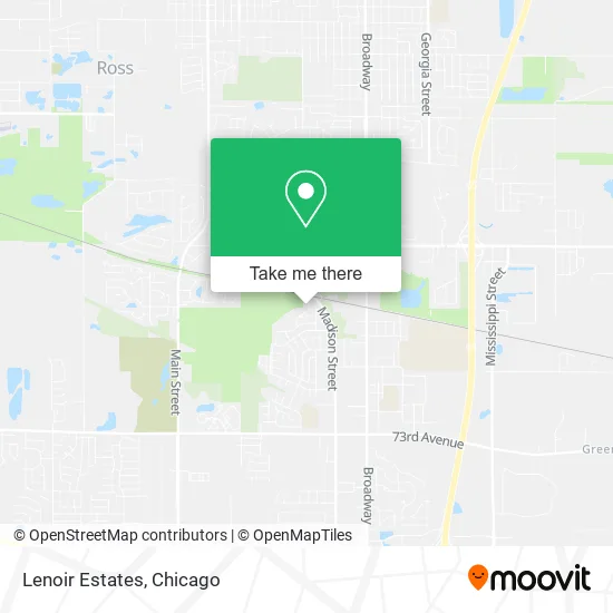 Lenoir Estates map