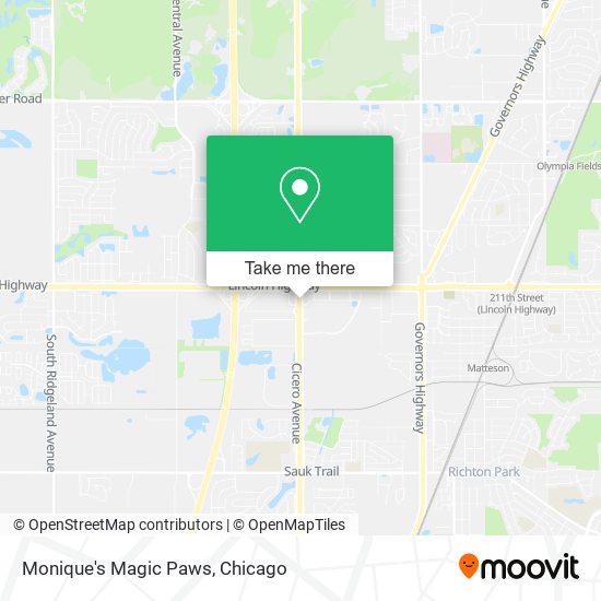 Monique's Magic Paws map