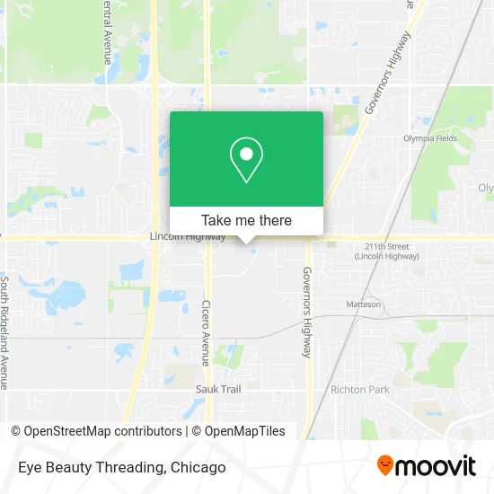 Eye Beauty Threading map