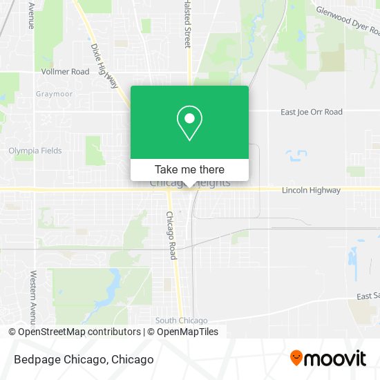 Bedpage Chicago map