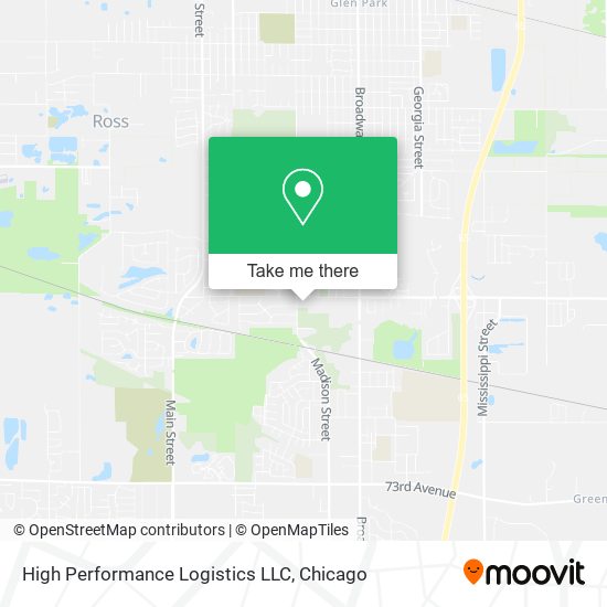 High Performance Logistics LLC map