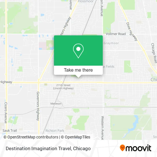 Destination Imagination Travel map