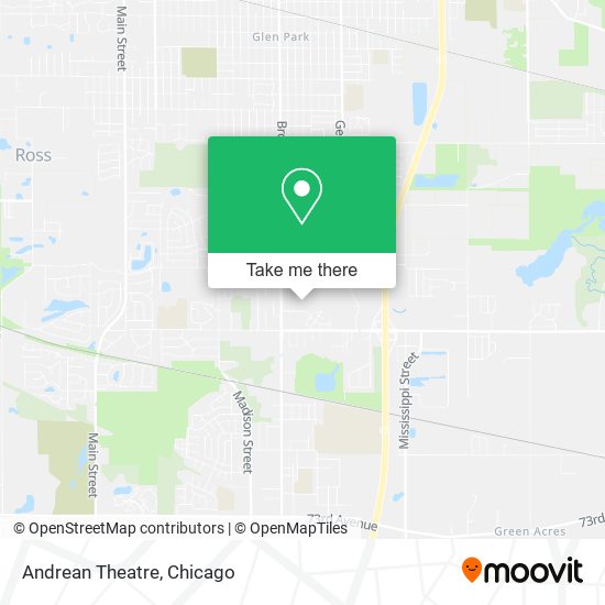 Andrean Theatre map