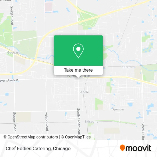 Chef Eddies Catering map