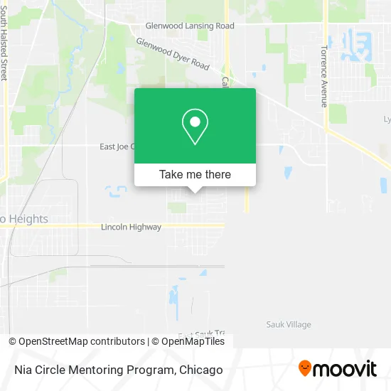 Nia Circle Mentoring Program map
