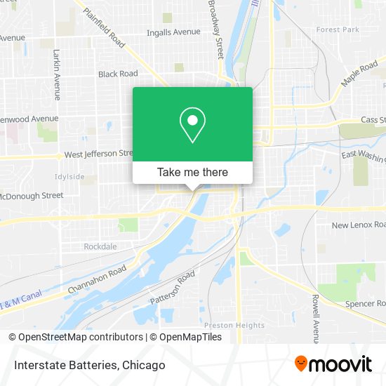 Interstate Batteries map