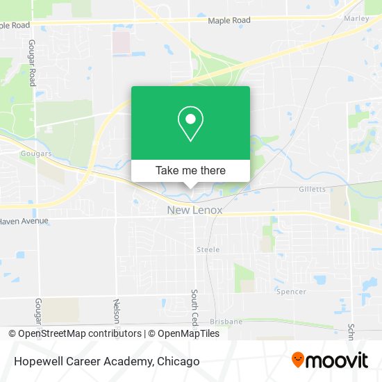 Mapa de Hopewell Career Academy