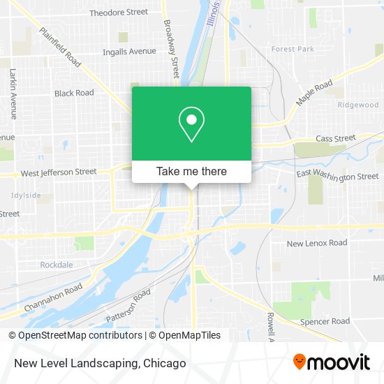 New Level Landscaping map