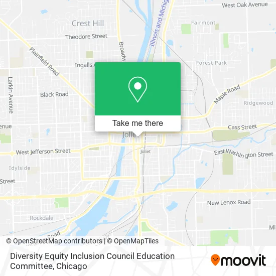 Diversity Equity Inclusion Council Education Committee map