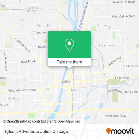 Mapa de Iglesia Adventista Joliet