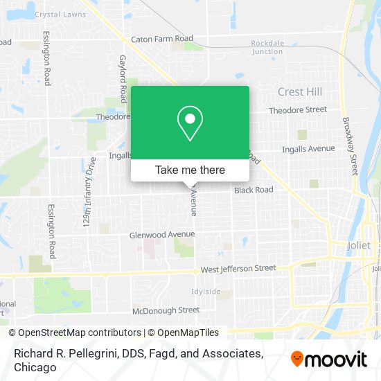 Richard R. Pellegrini, DDS, Fagd, and Associates map