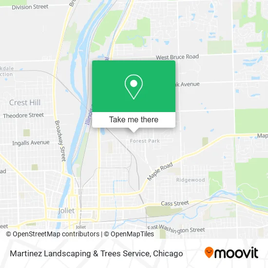 Martinez Landscaping & Trees Service map