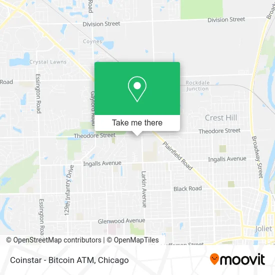 Coinstar - Bitcoin ATM map