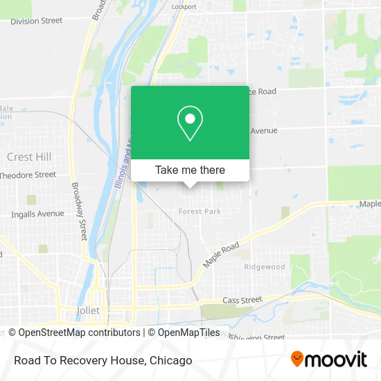 Road To Recovery House map