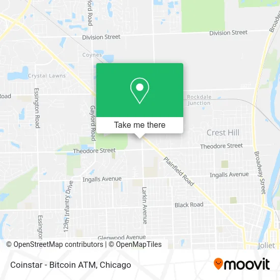 Coinstar - Bitcoin ATM map