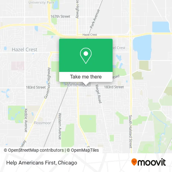 Help Americans First map