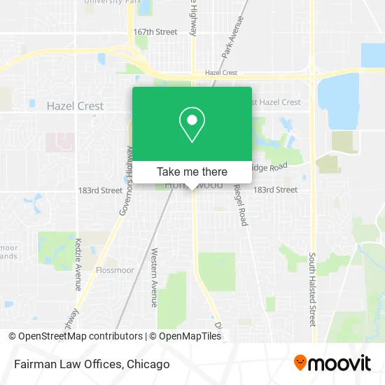 Fairman Law Offices map